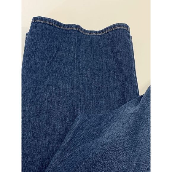 Gloria Vanderbilt Women's High Rise Denim Jeans Straight Leg Dark Wash Size 16 - Picture 5 of 7